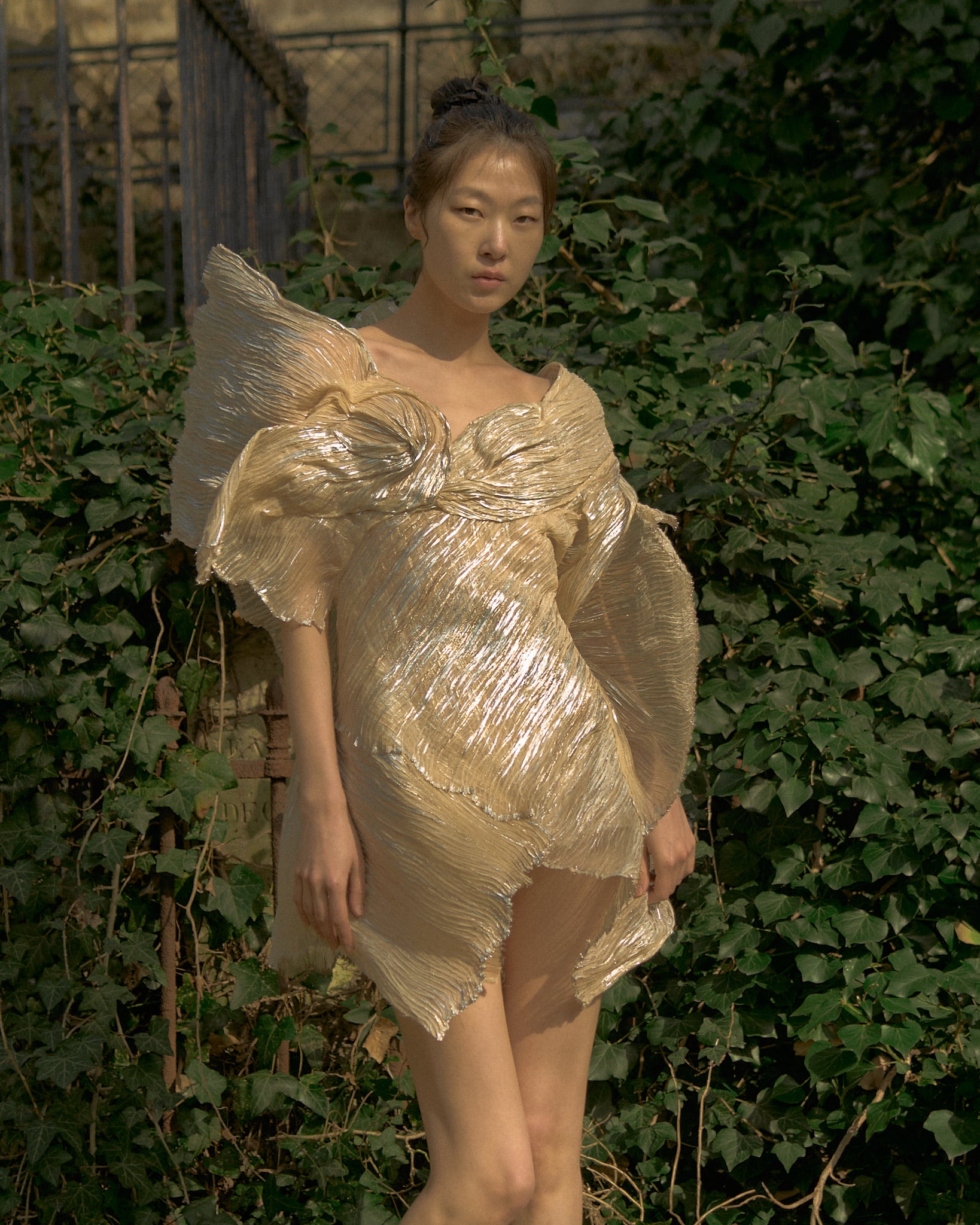 Garden Angel Dress - Gold