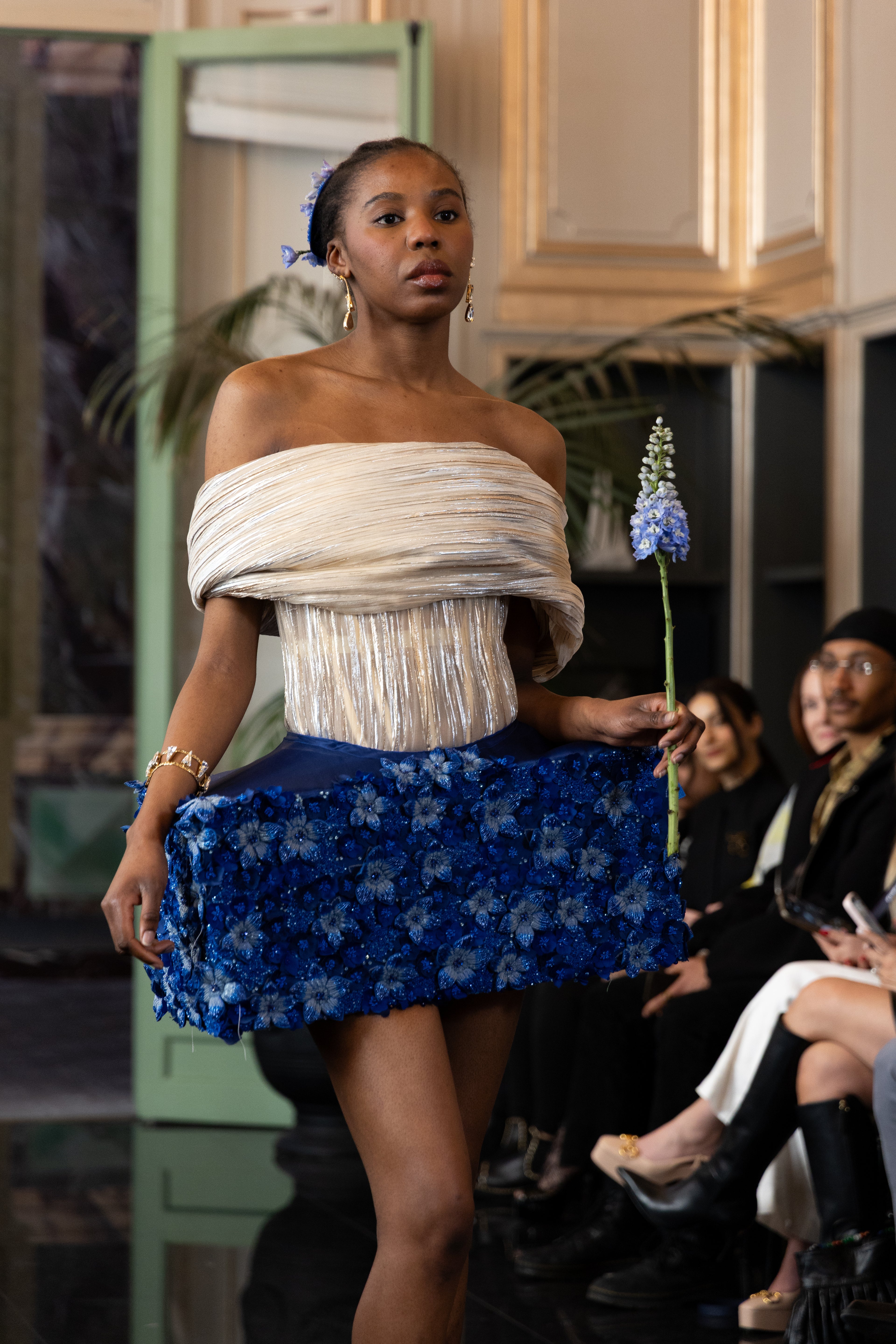Star Seed Skirt - Iris Blue