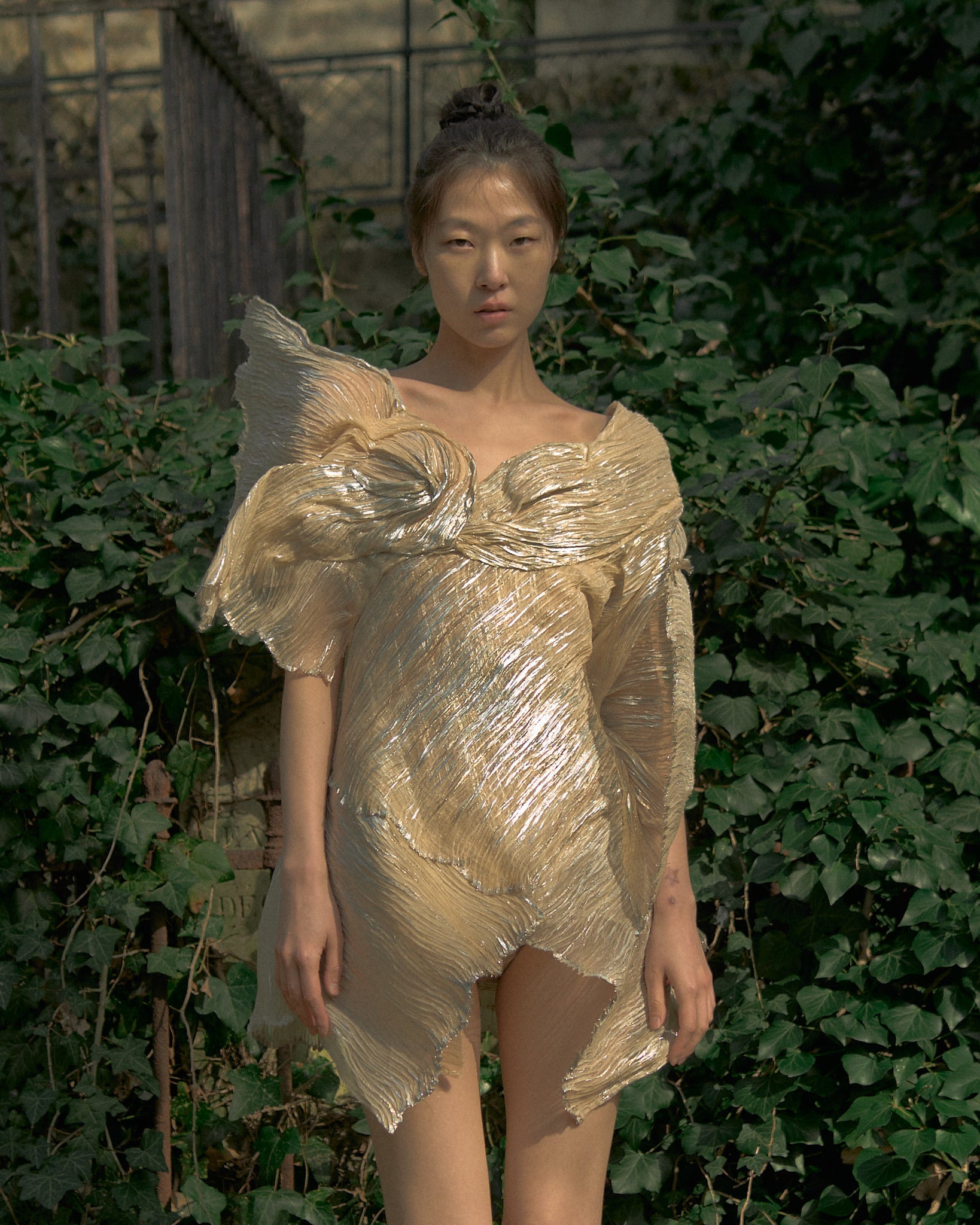 Garden Angel Dress - Gold