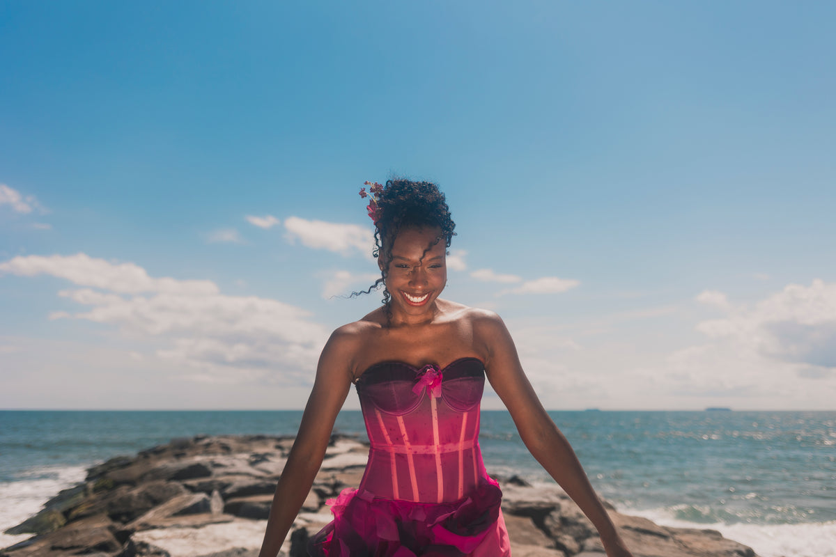 Sundara Mini Dress - Sunset Magenta