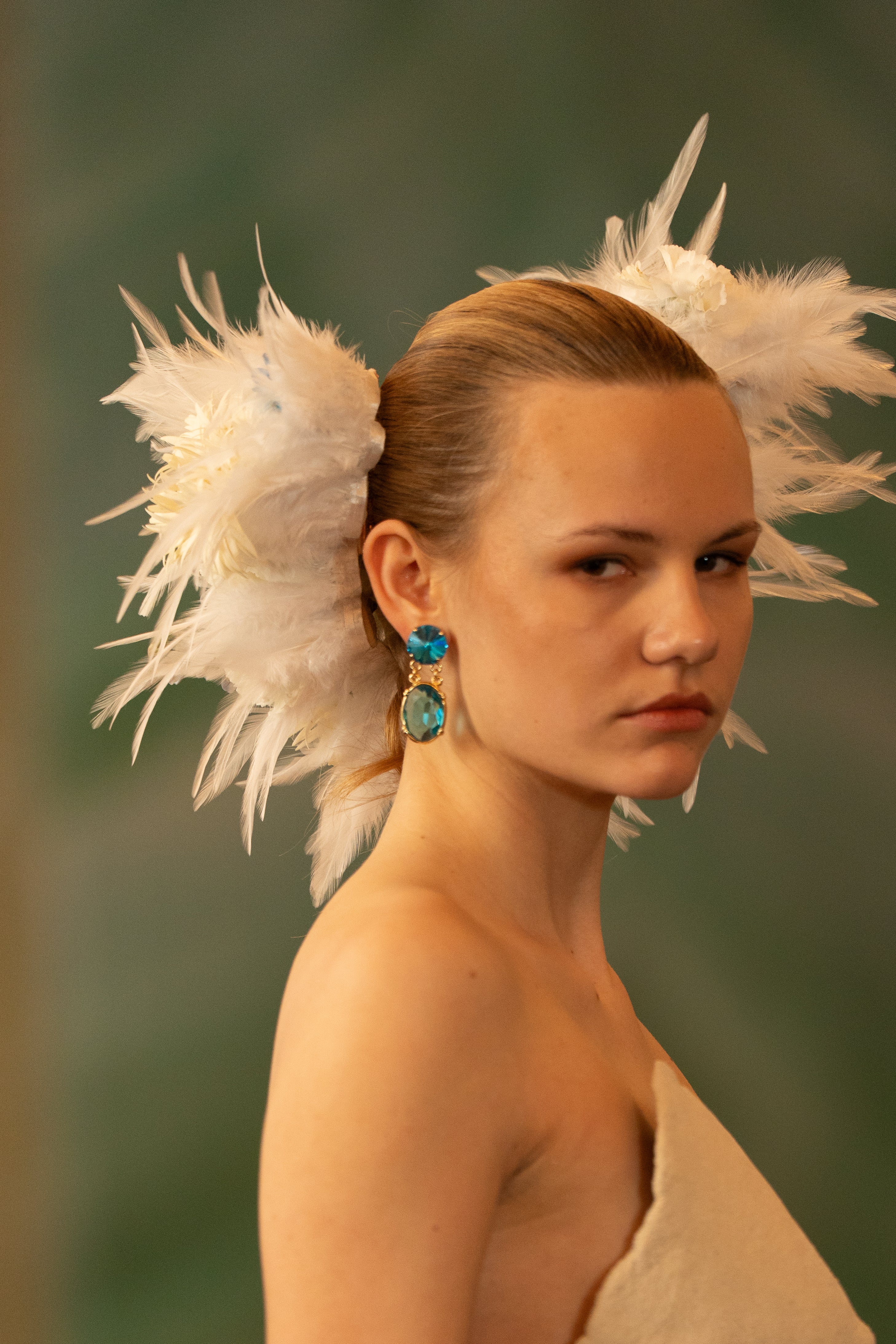 Desert Swan Corset - Sand