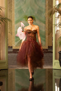 Rut Midi Dress - Brown